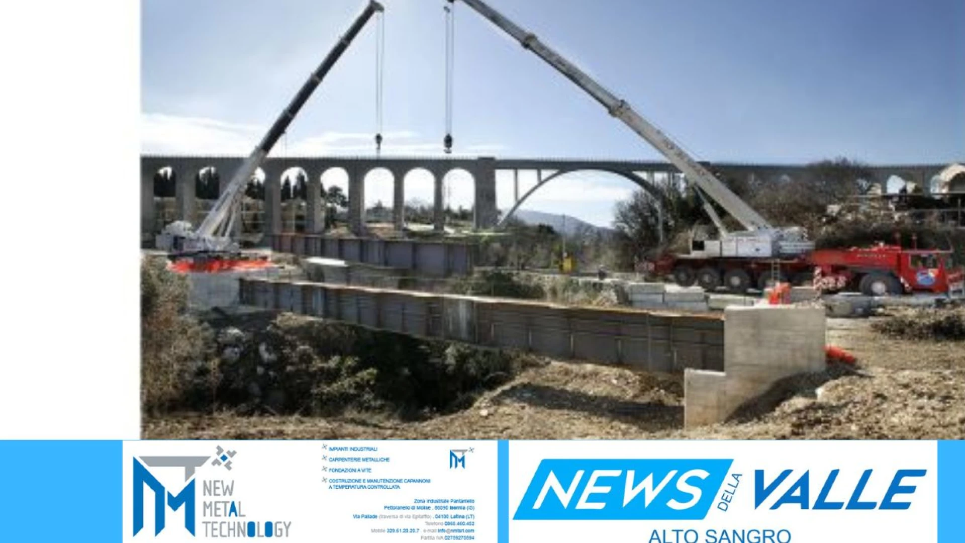 La New Metal Technology e’ azienda leader nel settore della carpenteria metallica pesante e metalmeccanico.